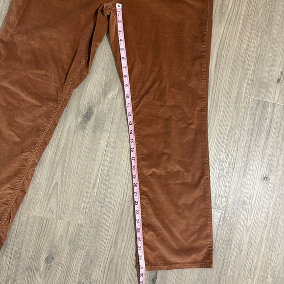 Old Navy Corduroy High Rise Ankle Flare Womens 16 Tall Brown Pants Boho Classic - Picture 6 of 11